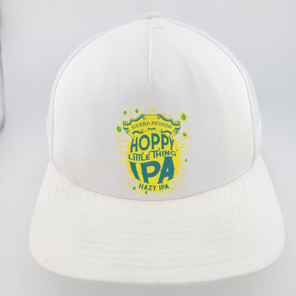 Yupoong Sierra Nevada Hoppy Little Thing IPA Trucker Cap Mens White Snapback Hat